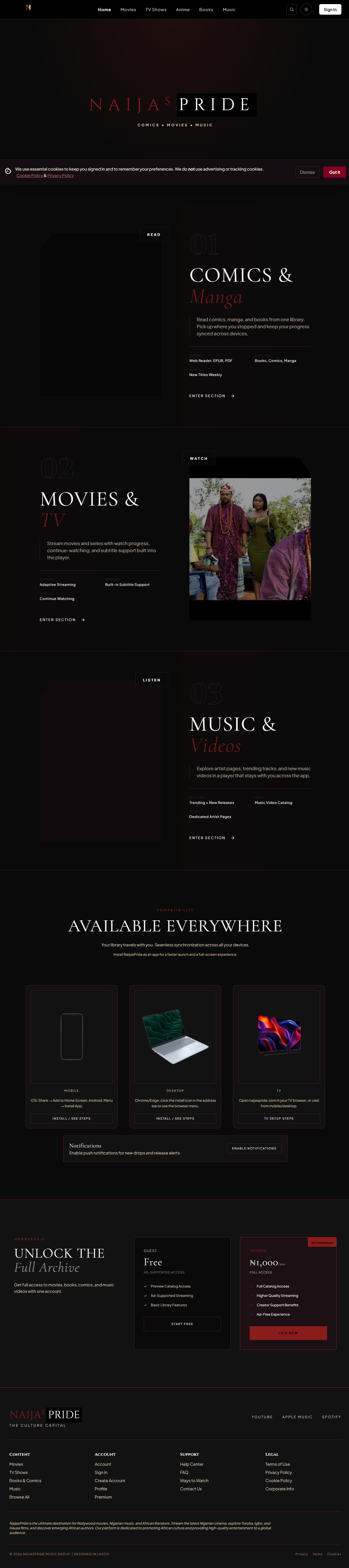 NaijasPride live screenshot